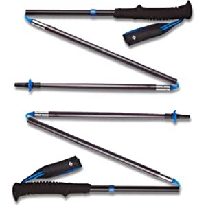 Black Diamond Distance Z trekking poles, fitness equipment, grey