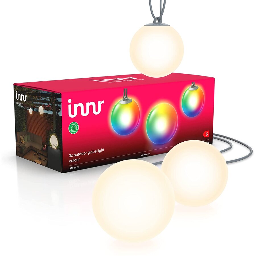 Outdoor Smart Globe Light Color 3-Pack, LED Light (Replaces 33 Watt)