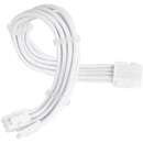 power supply extension cable SST-PP07E-PCI8W-V2, PCIe 8pin (6+2) (white, 30cm)