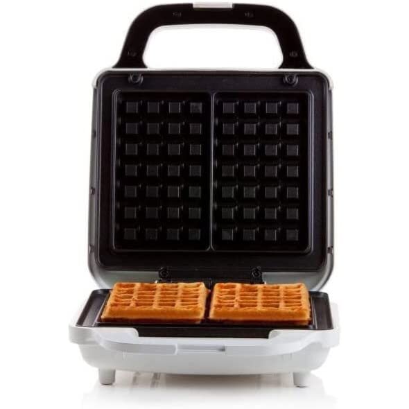 Domo Tasty Waffle XL, waffle maker (white/stainless steel)