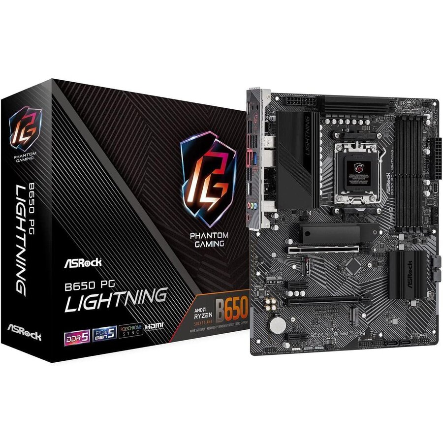 Placa de baza B650 PG Lightning AMD B650 Socket AM5 ATX