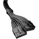 quiet! 12VHPWR PCIe adapter cable (black, 0.6 meter)