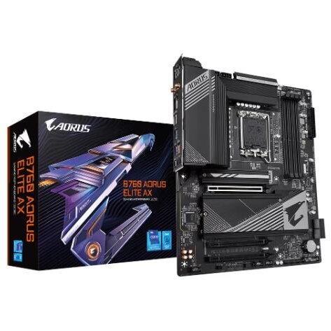 Placa de Baza B760 Aorus Elite AX - 1700 Negru