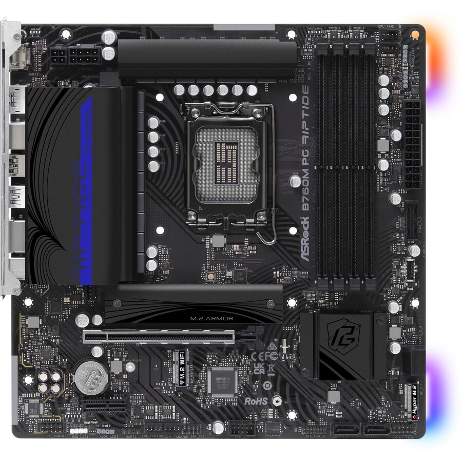 Placa de baza B760M PG Riptide Intel B760 Socket 1700 mATX