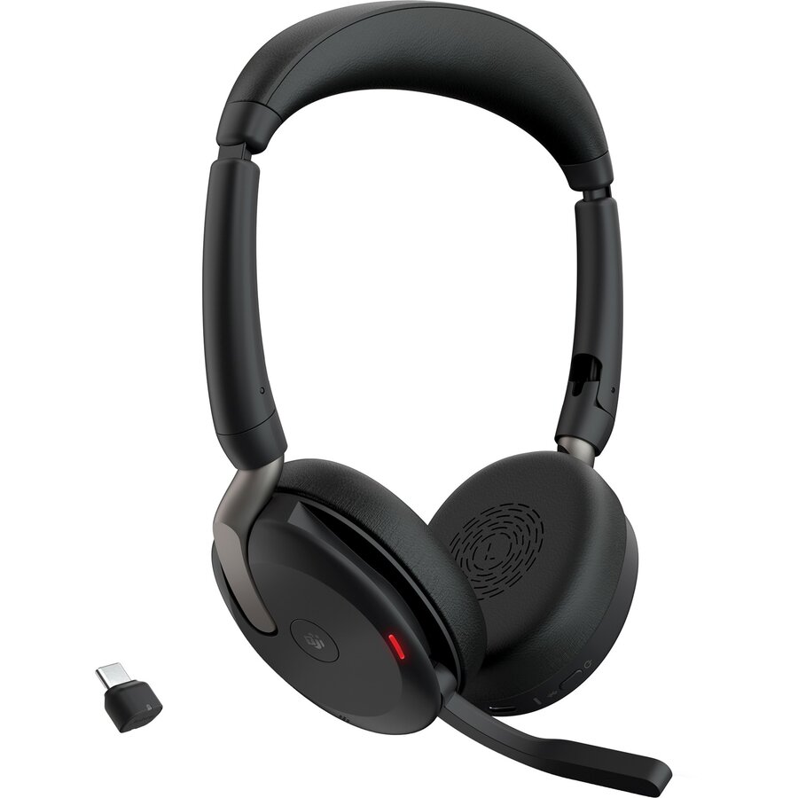 Casti Evolve2 65 Flex Duo, Headset (black, Stereo, Microsoft Teams, Usb-c, Link380c)