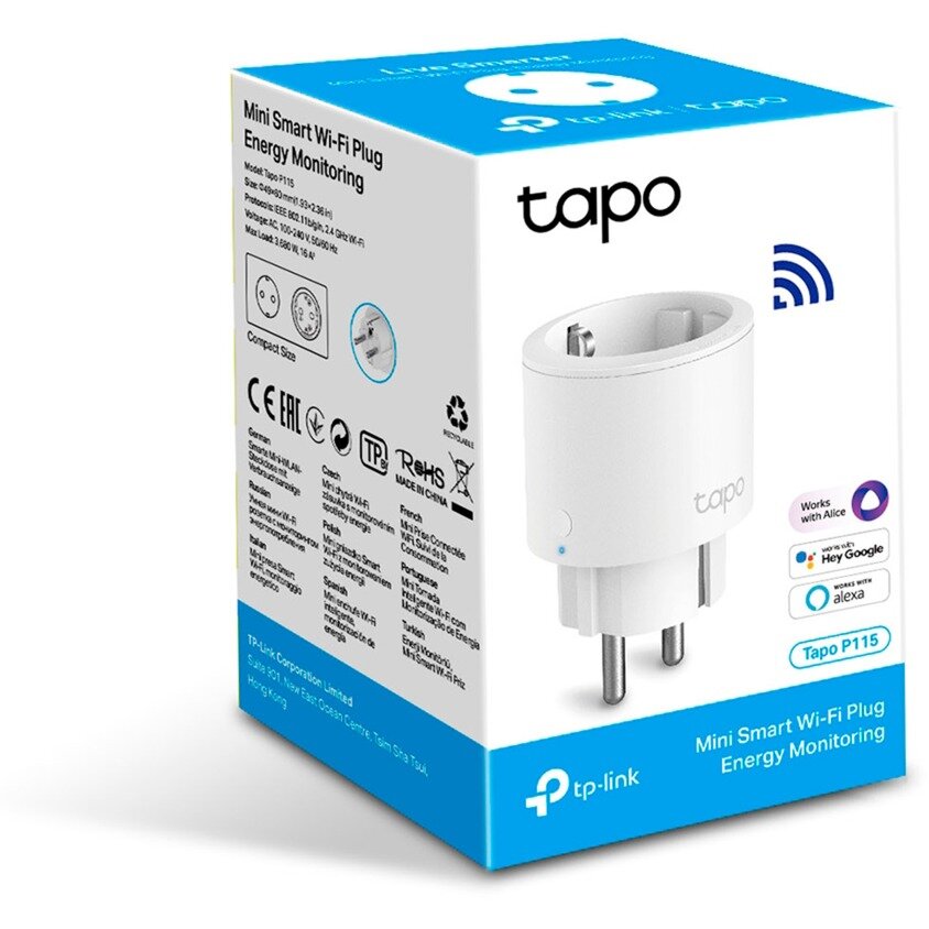 Accesoriu server Tapo P115, switch socket (white)