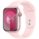 Watch Series 9, Smartwatch (pink/rosé, aluminum, 45 mm, sports bracelet, cellular)