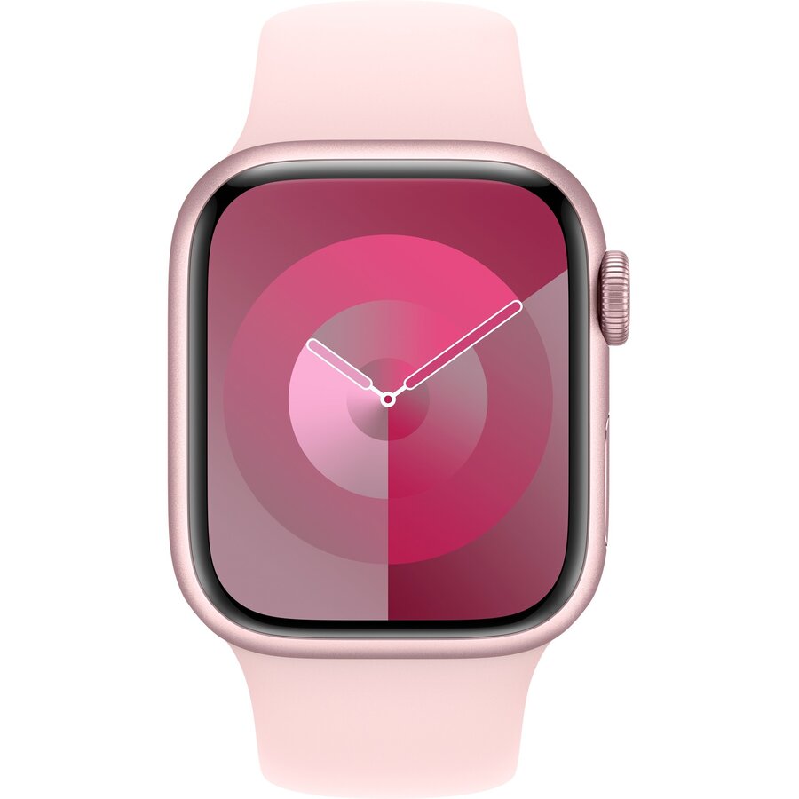 Smartwatch Watch Series 9, Smartwatch (pink/rosé, Aluminum, 41 Mm, Sports Strap)