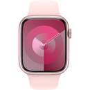 Watch Series 9, Smartwatch (pink/rosé, aluminum, 45 mm, sports strap)