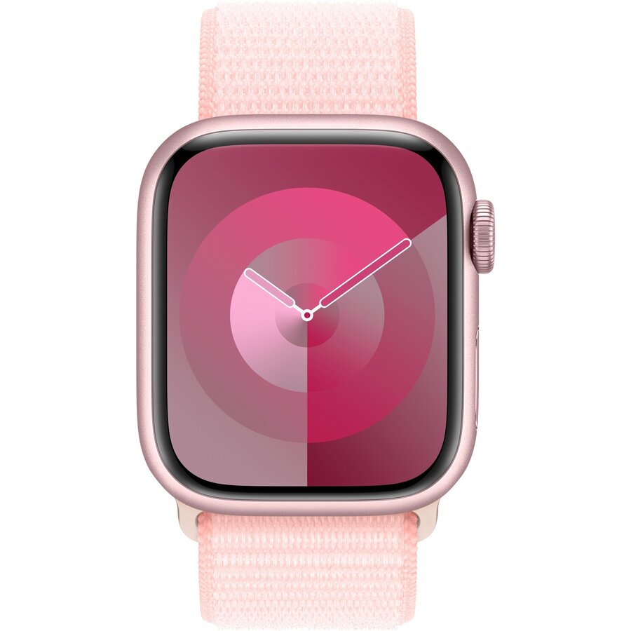 Smartwatch Watch Series 9, Smartwatch (pink/rosé, Aluminum, 41 Mm, Sport Loop, Cellular)