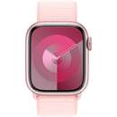 Watch Series 9, Smartwatch (pink/rosé, aluminum, 41 mm, Sport Loop, Cellular)
