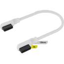 iCUE LINK slim cable, 135mm, 90 angled (white, 2 pieces)