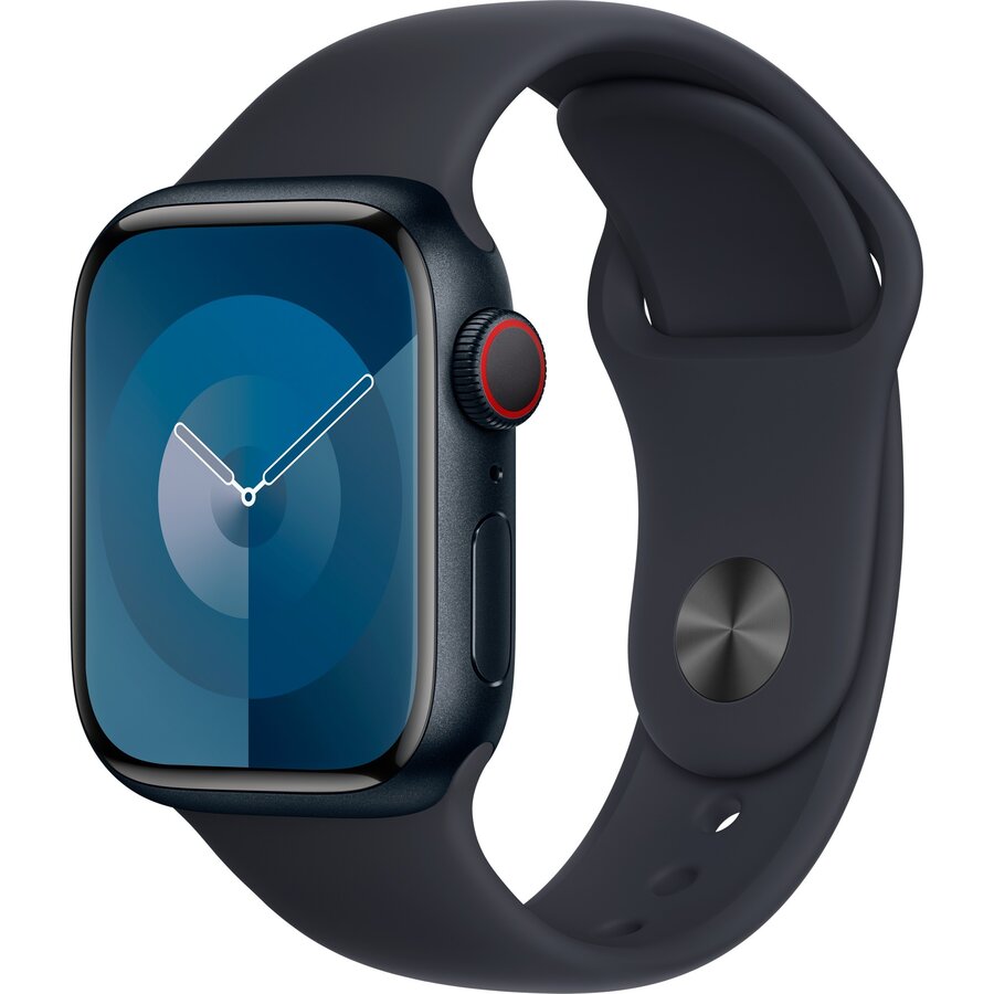 Smartwatch Watch Series 9, Smartwatch (dark Blue/dark Blue, Aluminum, 41 Mm, Sports Band, Cellular)