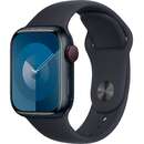 Watch Series 9, Smartwatch (dark blue/dark blue, aluminum, 41 mm, sports band, cellular)
