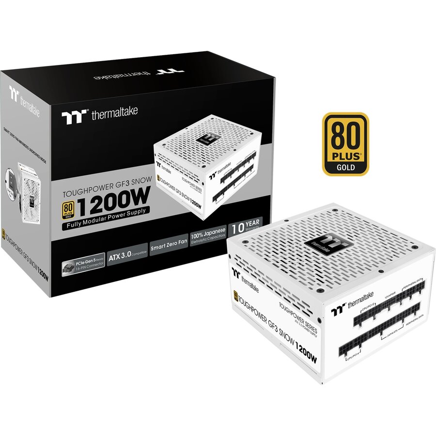 Sursa TT Toughpower GF3 Snow 1200W Alb