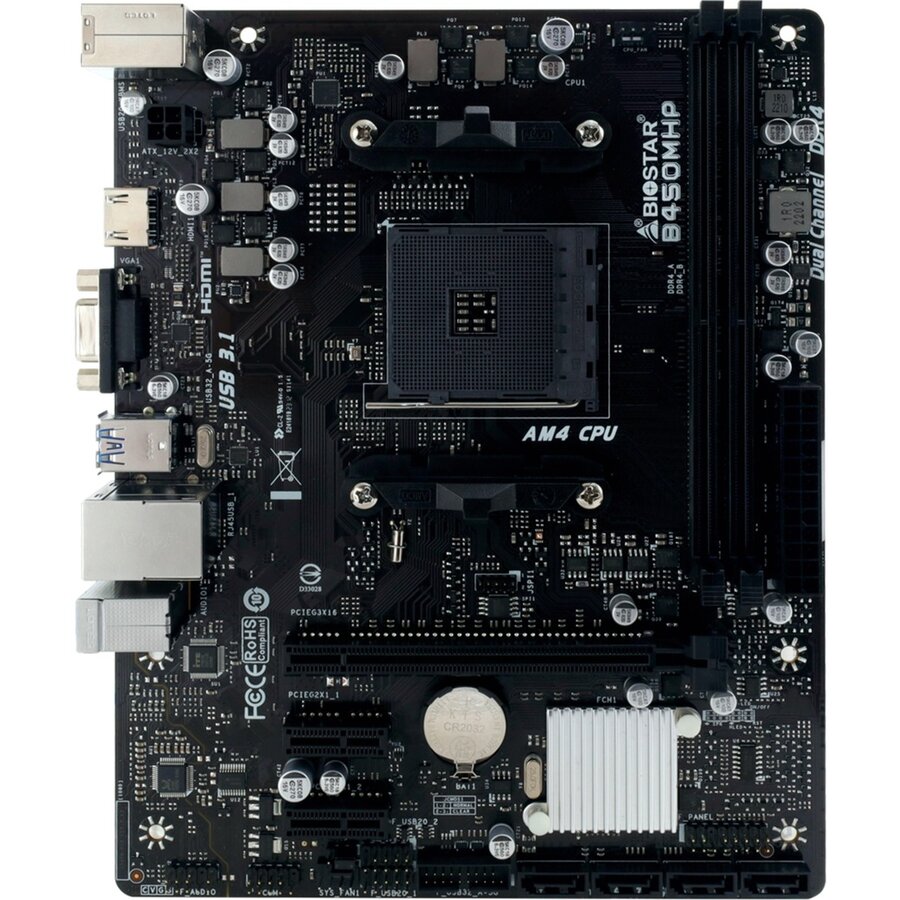 Placa de baza B450MHP - Socket AM4 - mainboard