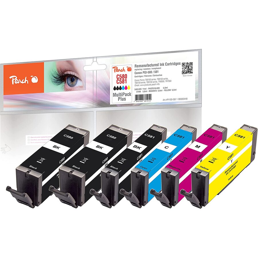 Consumabil Ink Economy Pack Plus 320448 (compatible with Canon PGI-580, CLI-581, 2078C005)