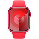 Watch Series 9, Smartwatch (red/red, aluminum, 45 mm, sports band, cellular)