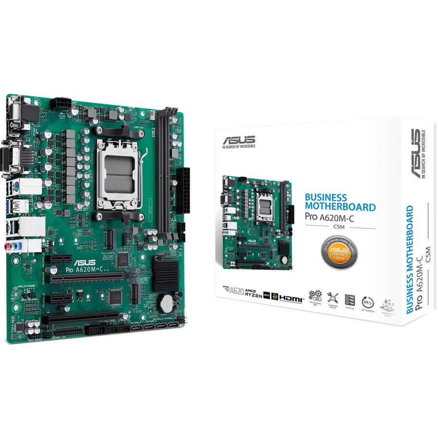 Placa de baza PRO A620M-C-CSM - Socket AM5 - motherboard