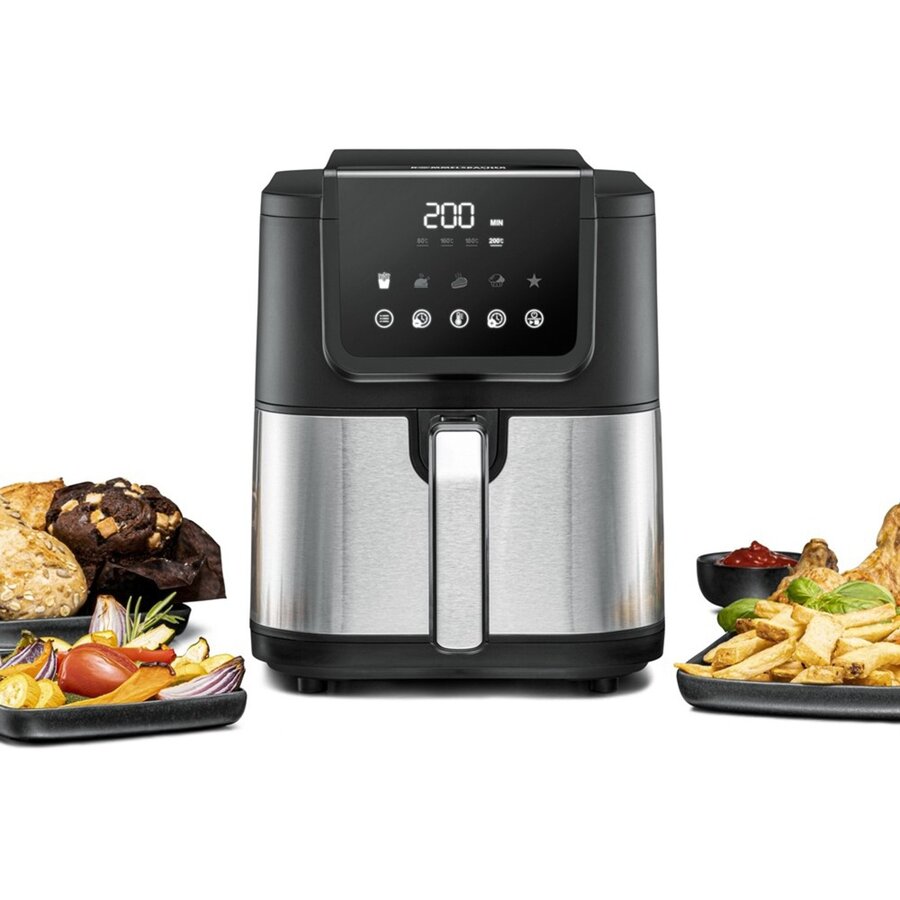 hot air fryer FRH 1500 XL (black/stainless steel, 1,500 watts)