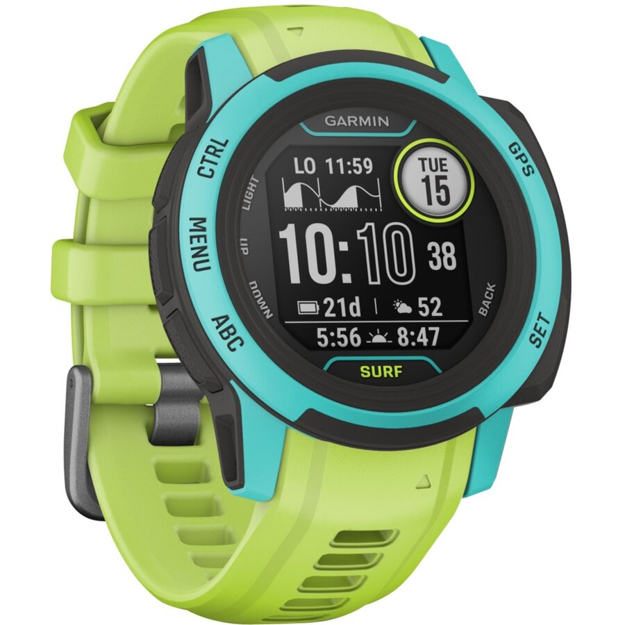 Smartwatch Instinct 2s Surf Edition, Smartwatch (dark grey/turquoise)