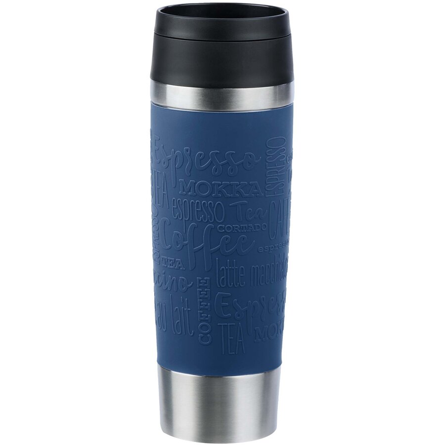 TRAVEL MUG Classic Grande thermal mug (dark blue/stainless steel, 0.5 liters)