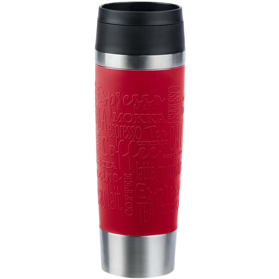 TRAVEL MUG Classic Grande thermal mug (dark red/stainless steel, 0.5 liters)