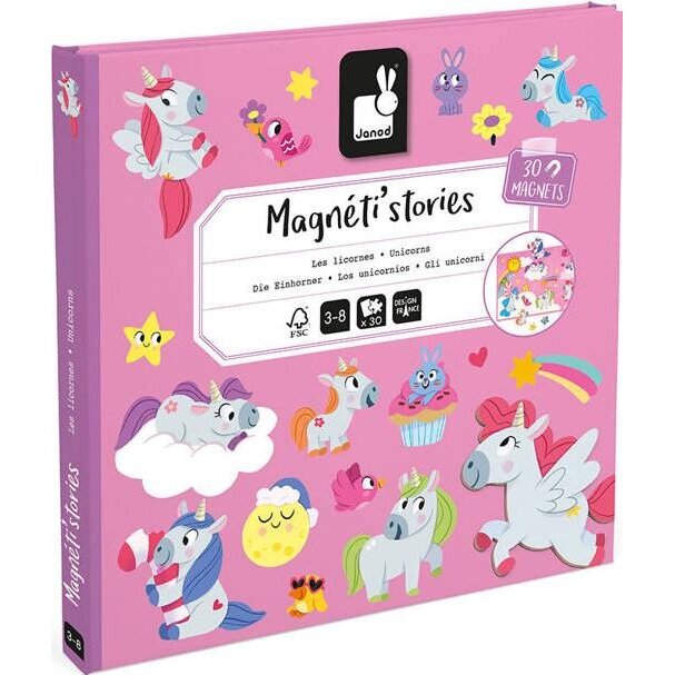 Carte Magnetica Povesti Unicorn Roz