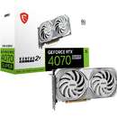 nVIDIA  GeForce RTX 4070 SUPER 12GB  VENTUS 2X White OC  GDDR6X
