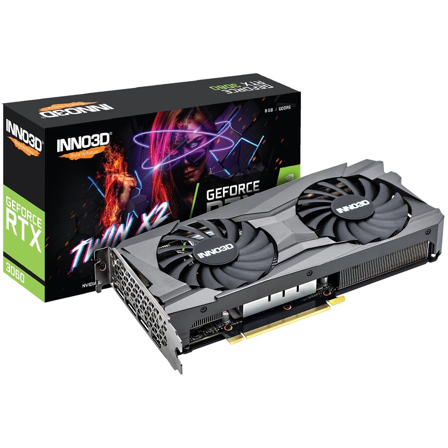 Placa Video nVIDIA  GeForce RTX 3060 Twin X2   8GB GDDR6