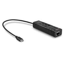 Adaptor Lindy Hub USB 3.1 Type-C USB-A + RJ45