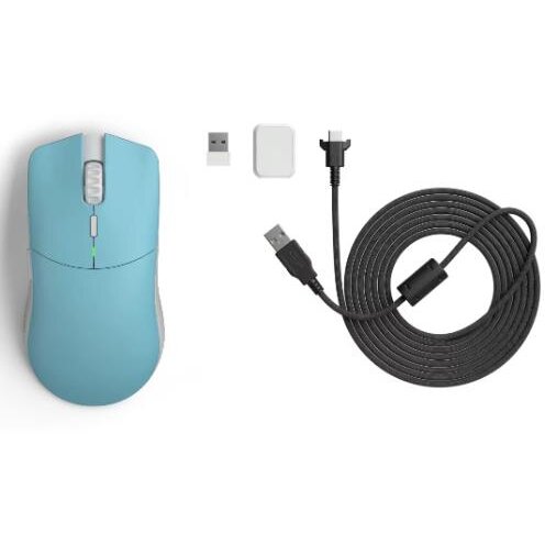 Mouse Gaming Model O Pro Wireless - Blue Lynx - Forge Albastru