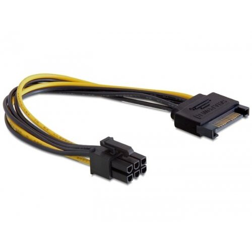 6 Pin PCIe, Kabel 21 cm