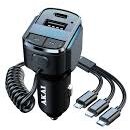 Modulator FM Akai Cu Trei Tipuri de Mufe De Încărcare Negru