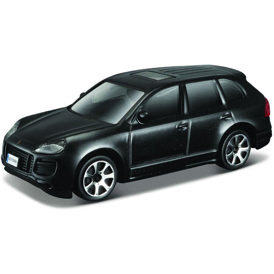 Macheta BBURAGO Mașinuță Street Fire 1:43 Porche Cayenne BB30010R-30217 Negru Metalizat