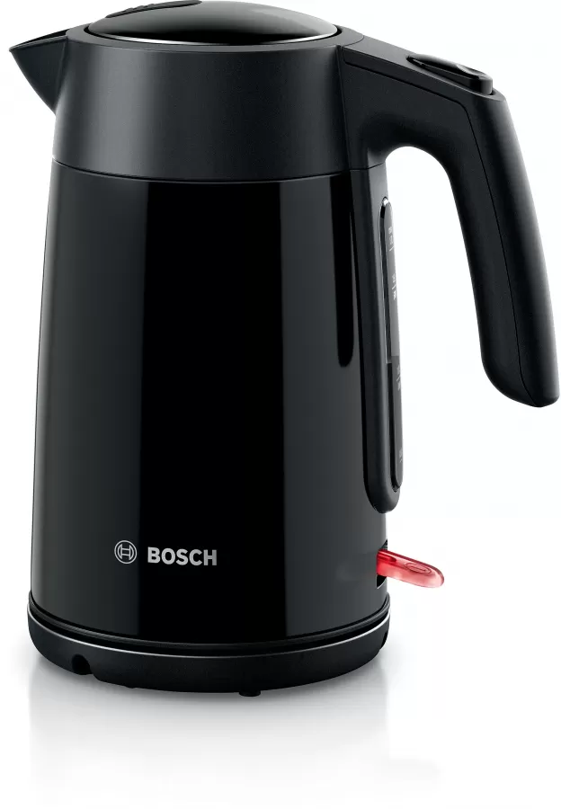 Fierbător de Apa Bosch TWK7L463 2400W 1.7l Oprire Automata Indicator Numar de Cești Negru