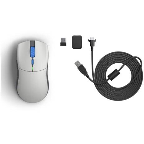 Mouse Gaming Series One Pro Wireless - Vidar - Forge Alb Mat/albastru