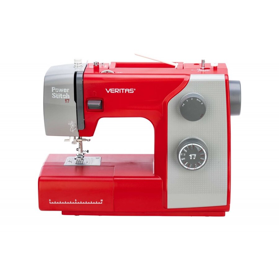 Masina de cusut Electromecanica Power Stitch 17 19 Programe 850 Imp/Min 90W Red Silver