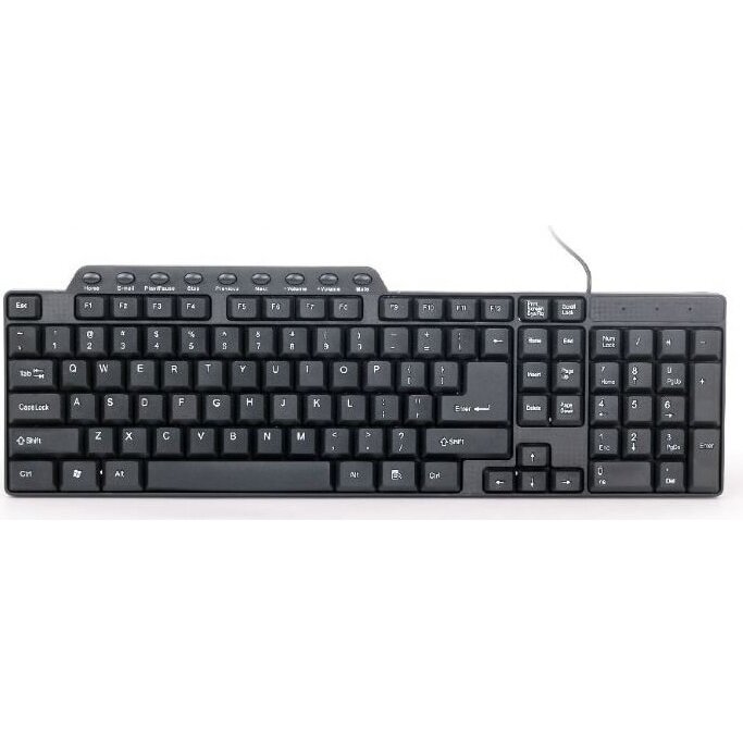 Tastatura USB Multimedia KB-UM-104 Negru