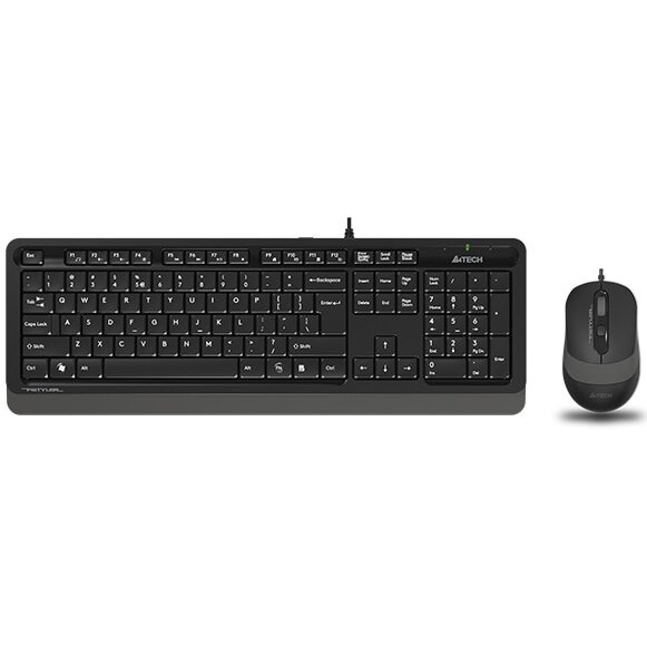 Kit Tastatura Si Mouse Fstyler FM10+FK10 Wired F1010 Negru Grey