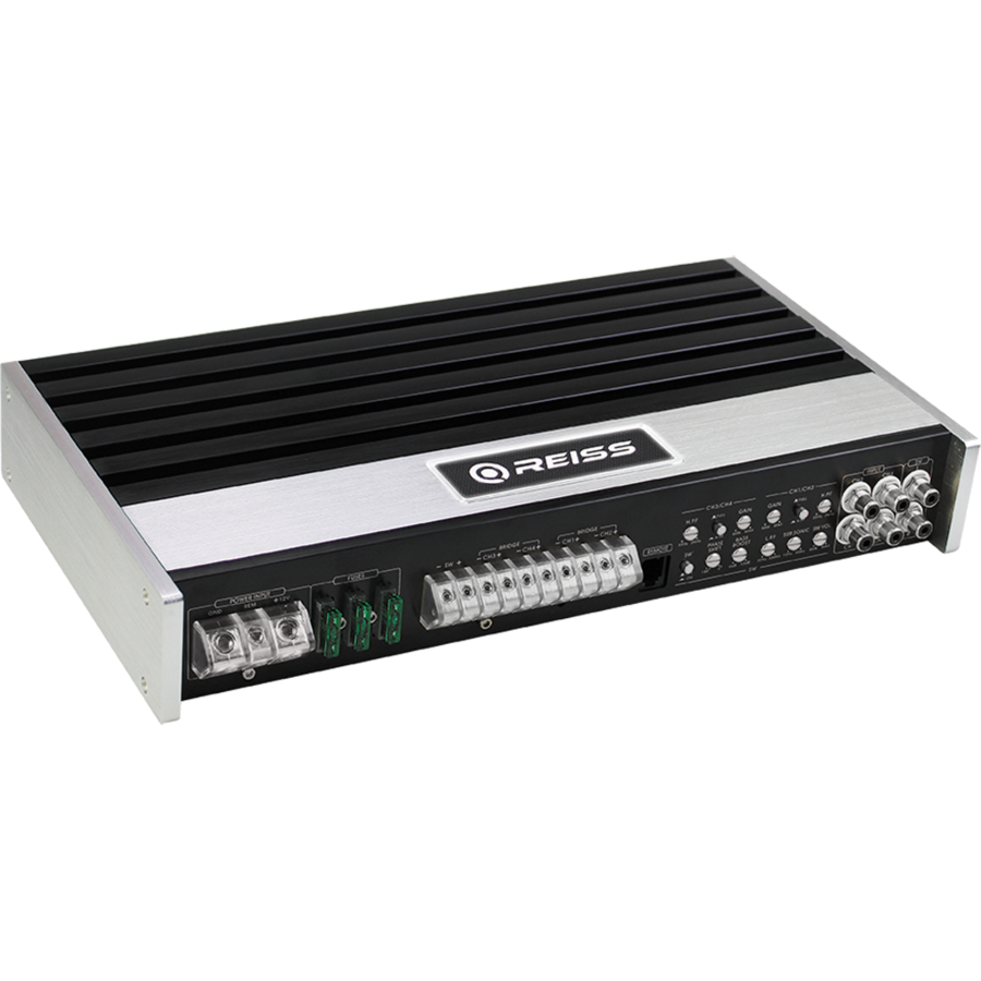 Amplificator Auto Clasa D  5 Canale  Hibrid 1120W Negru