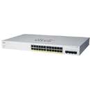 CBS220-24P-4X Managed L2 Gigabit Ethernet (10/100/1000) Power over Ethernet (PoE) White