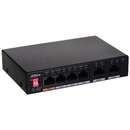 PFS3006-4ET-60 Unmanaged Fast Ethernet (10/100) Power over Ethernet (PoE) Black