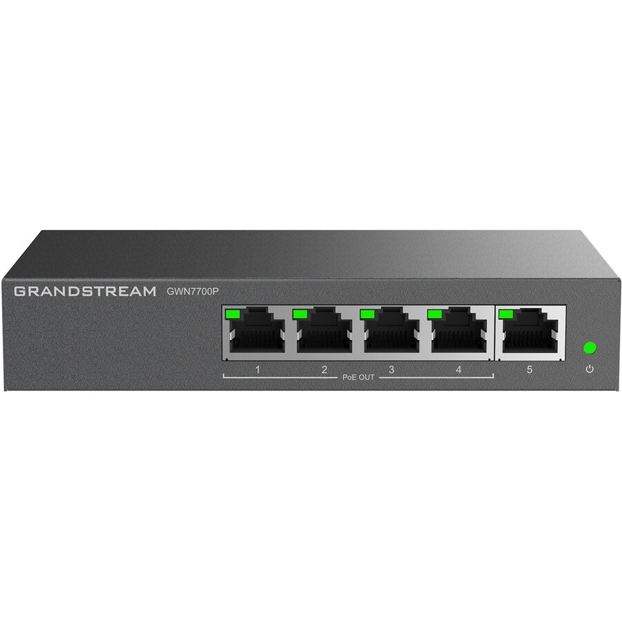 Switch GWN 7700P 5xGbE, 4xPOE, unmanaged - imagine 2