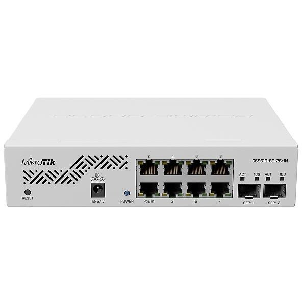 Switch Css610-8g-2s+in Network Gigabit Ethernet (10/100/1000) Power Over Ethernet (poe) White