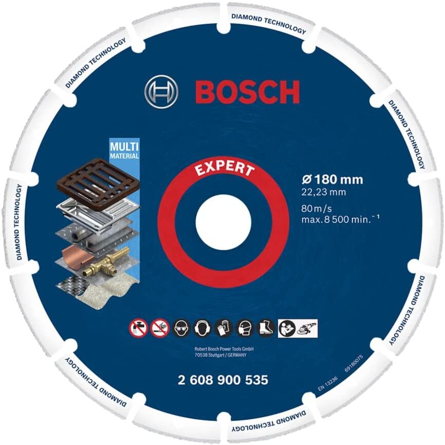 Disc de Tăiere Diamantat Bosch Expert 180 x 22.23mm