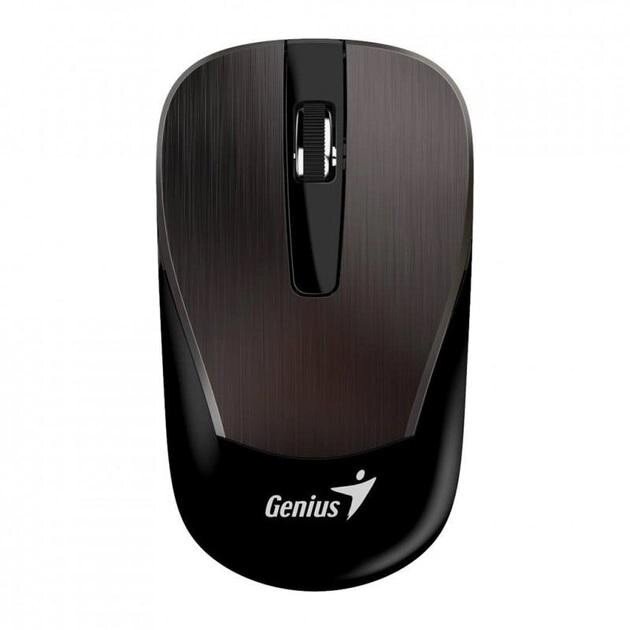 Mouse ECO-8015 Wireless Optic Negru / Maro