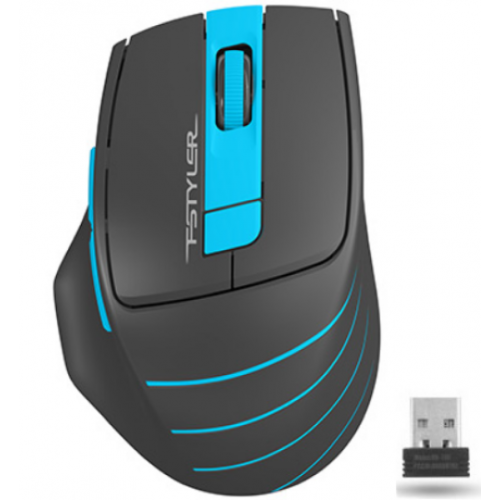 Mouse Gaming Wireless FG30 Blue Negru / Albastru