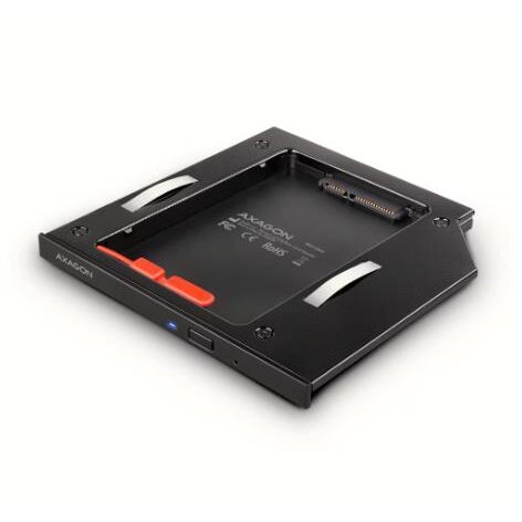 Rack Intern pentru Laptop RSS-CD09 SSD/HDD - SATA 2.5Inch Negru