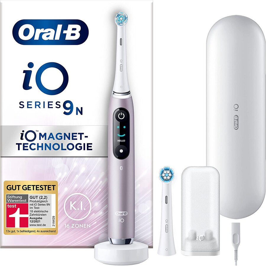 Oral-B iO Series 9N electric toothbrush (pink/white Rose Quartz)